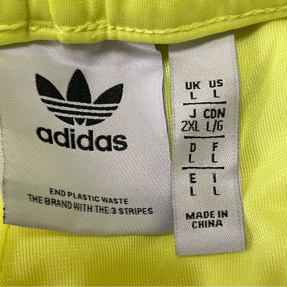 ADIDAS x BORED APE YATCH CLUB x GMONEY x PUNKS NWOT Track Pants in Solar Yellow - Picture 5 of 6